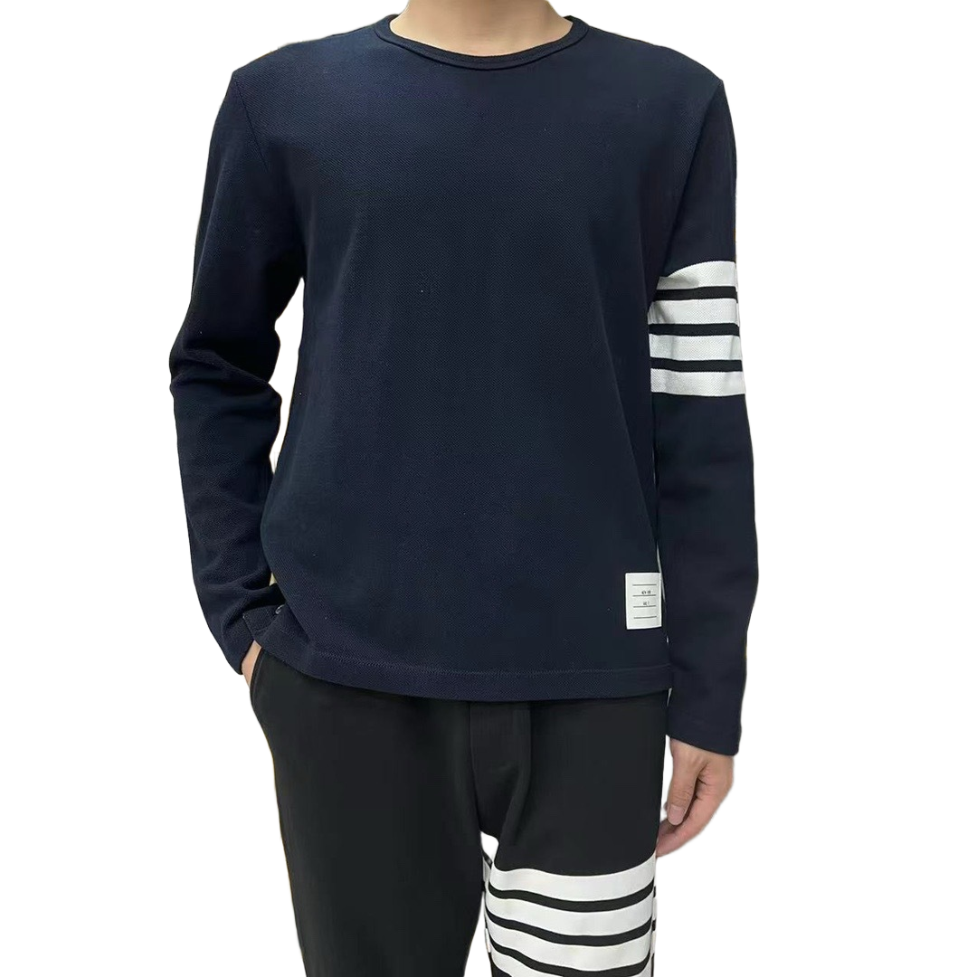 Classic Four-Bar Wool T-Shirt | Thom Browne