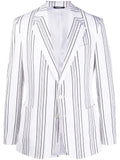 Dolce & Gabbana striped pattern blazer