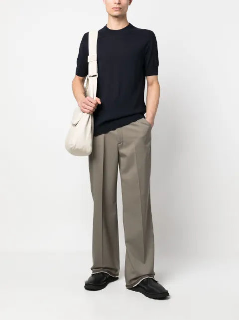 Jil Sander wool short-sleeve T-shirt