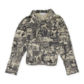 Beige Printed Jacket