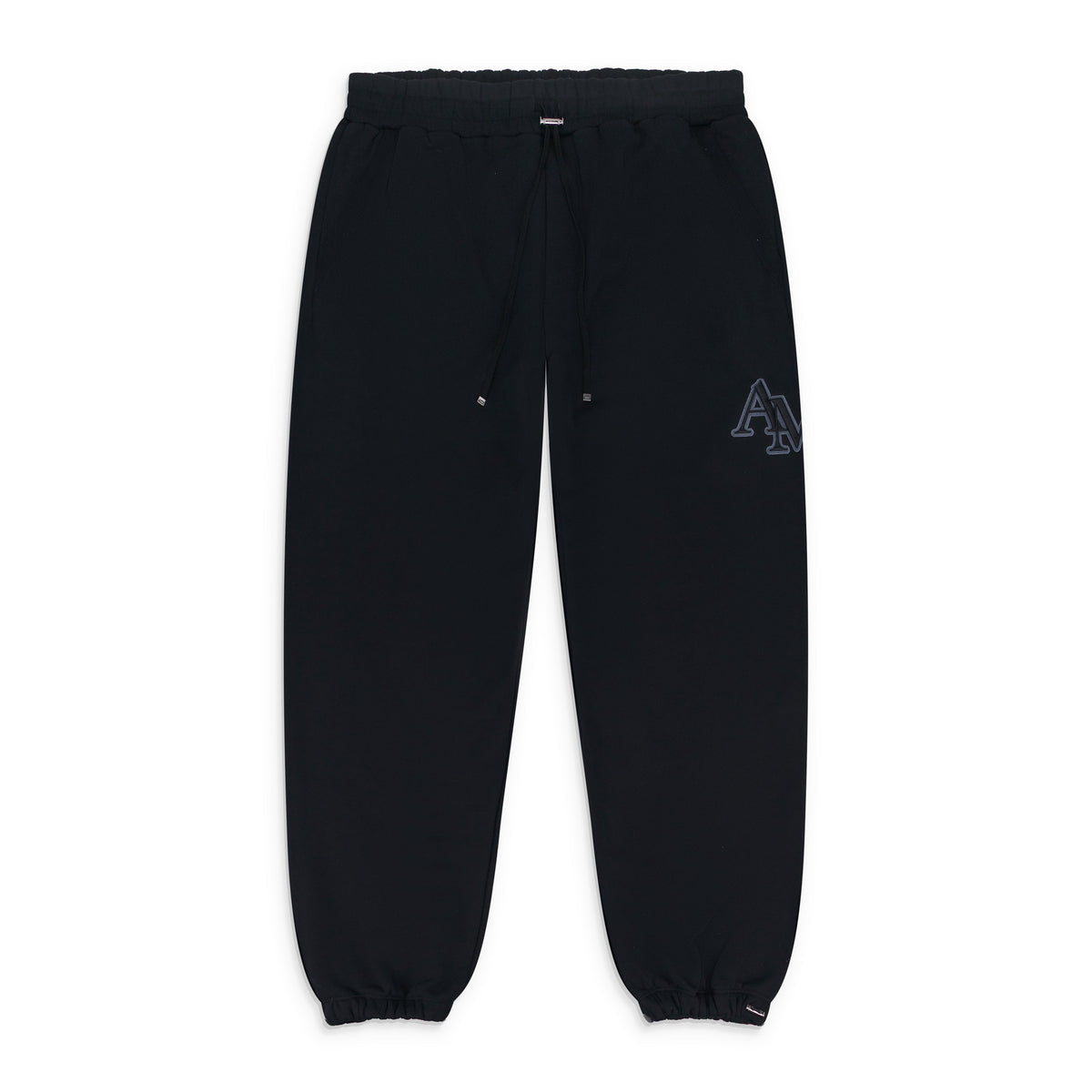 Black AMIRI STAGGERED SWEATPANT