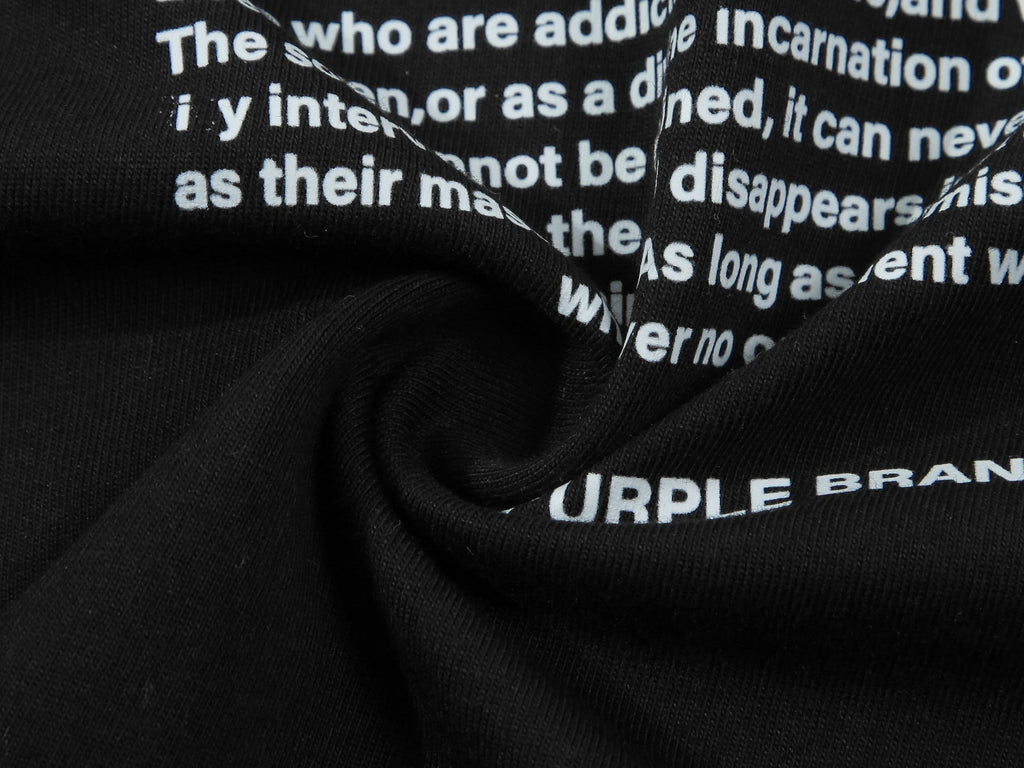 Purple Brand Black Essential T-Shirt III
