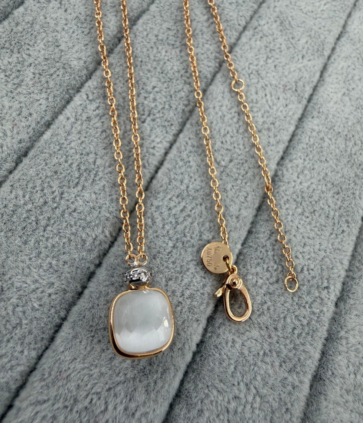 Pomellato Style Perfume Bottle 18K Gold-Plated Necklace