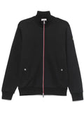 Moncler tricolour-trim cotton sweater