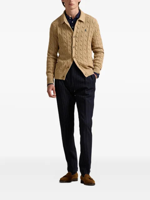 Polo Ralph Lauren cable-knit button-up cardigan