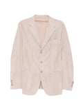 Eleventy single-breasted suede blazer