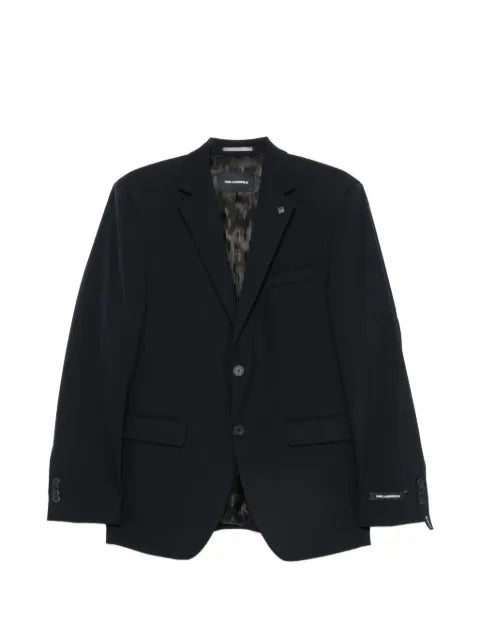 Karl Lagerfeld single-breasted buttoned blazer