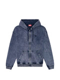 Diesel S-Boxt-Hood-Zip-Den sweater