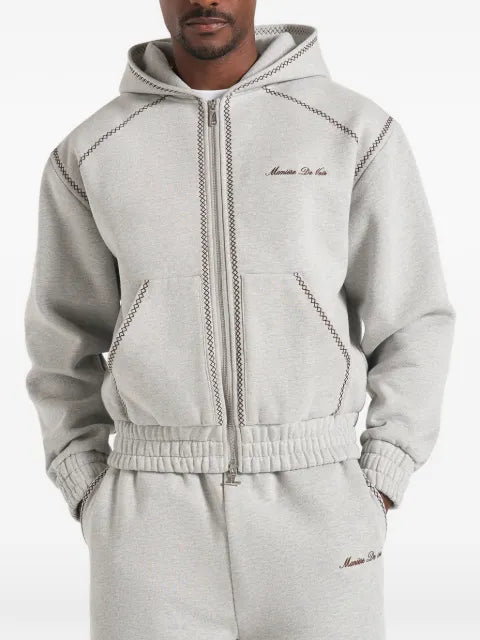 Manière De Voir Ollie zip-up hoodie
