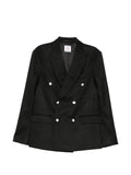 Casablanca geometric-jacquard single-breasted blazer