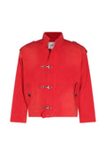 FOUND buckle-fastening epaulette jacket