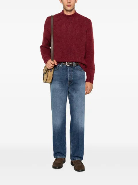 Doppiaa ribbed-knit mock-neck sweater