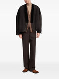 Maison Margiela removable-collar cotton jacket