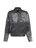 We11done distressed faded-effect jacket
