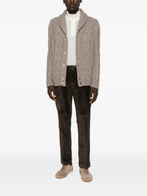 Gran Sasso half-zip wool sweater