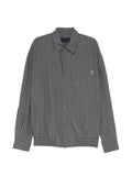 Juun.J vertical-stripe shirt jacket