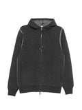 PANICALE zip-up drawstring hoodie