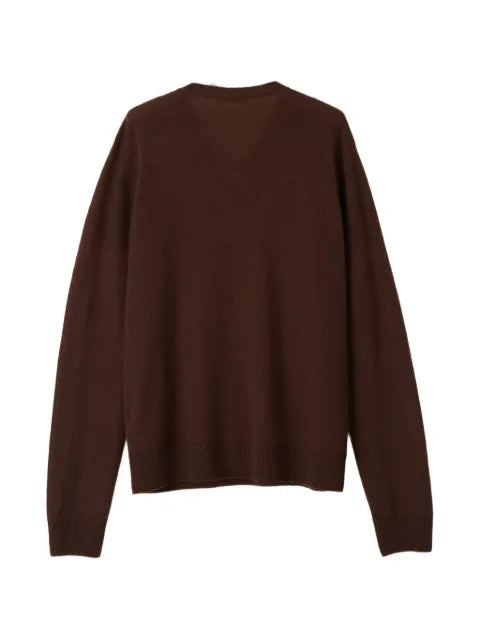 The Row V-neck cashmere sweater