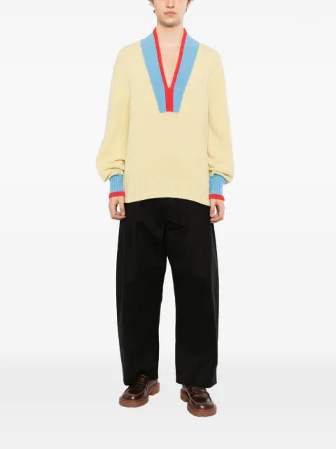 JW Anderson colour-block V-neck sweater