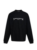 Mastermind Japan OG boxy-fit long-sleeved skull-print sweatshirt