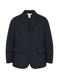 Comme Des Garçons Shirt ruched pinstripe jacket