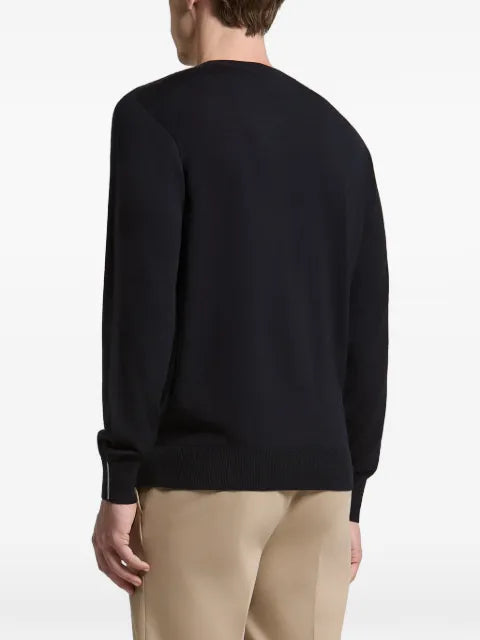 Peserico crew-neck ribbed-trim sweater