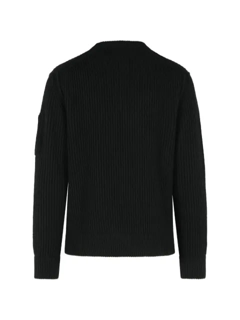 C.P. Company Lens-detail ribbed-knit sweater