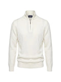 Drumohr Biscottino quarter-zip sweater