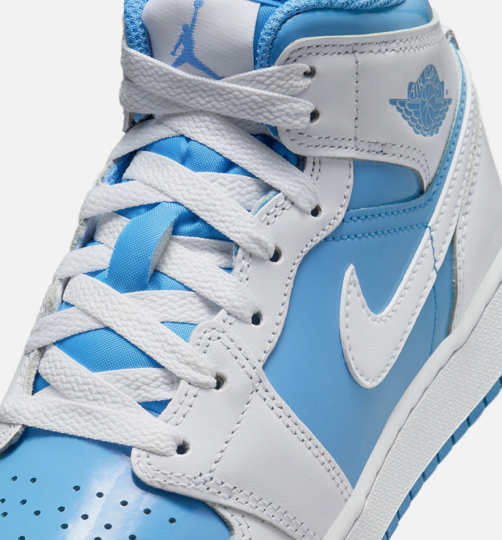 Air Jordan 1 Mid “Legend Blue” Grade School Lifestyle Shoes
