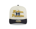 New Era 950 A-Frame Michigan Wolverines Chainstich Snapback Hat