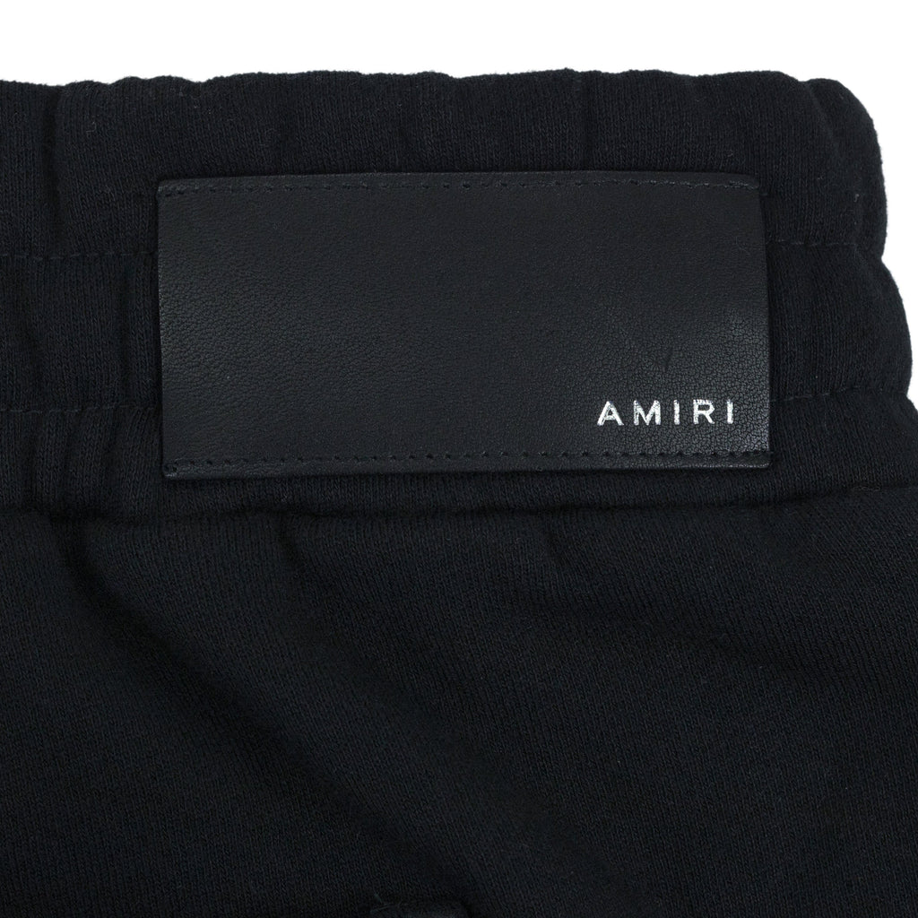 Black AMIRI STAGGERED SWEATPANT