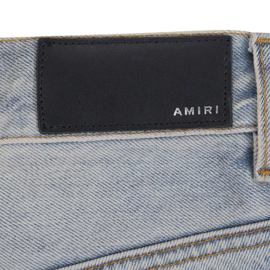 Stone Indigo MA Bar Logo Straight Jeans