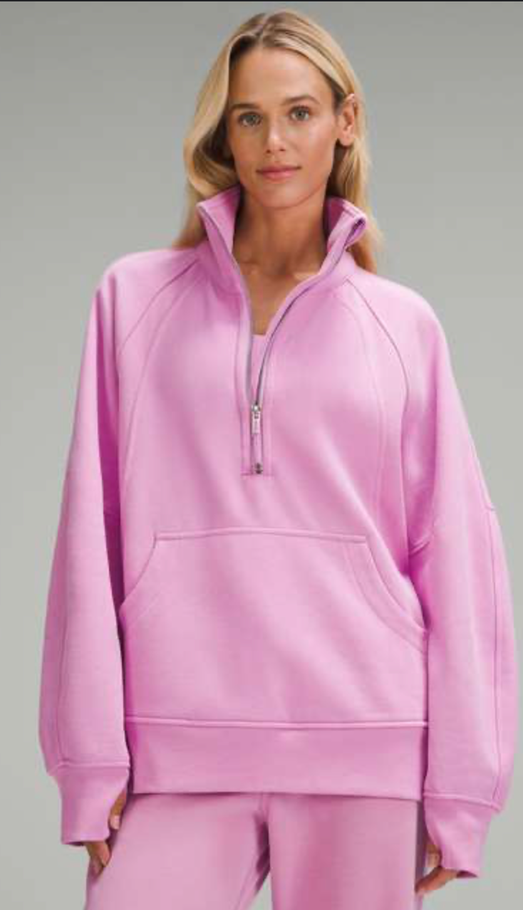 Scuba Oversized Half-Zip Hoodie