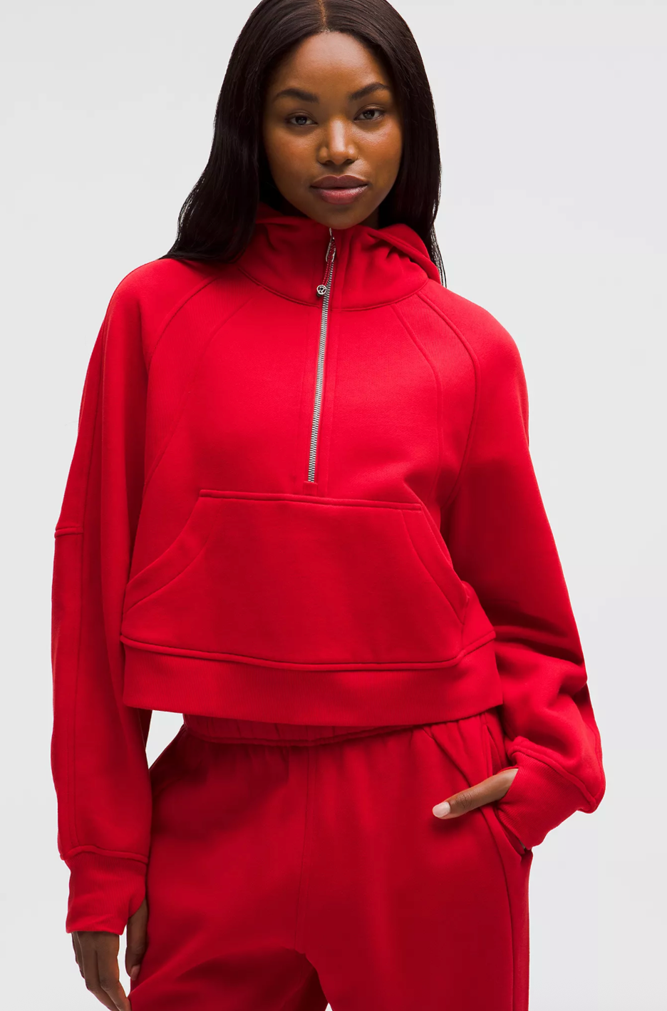 Scuba Oversized Half-Zip Hoodie