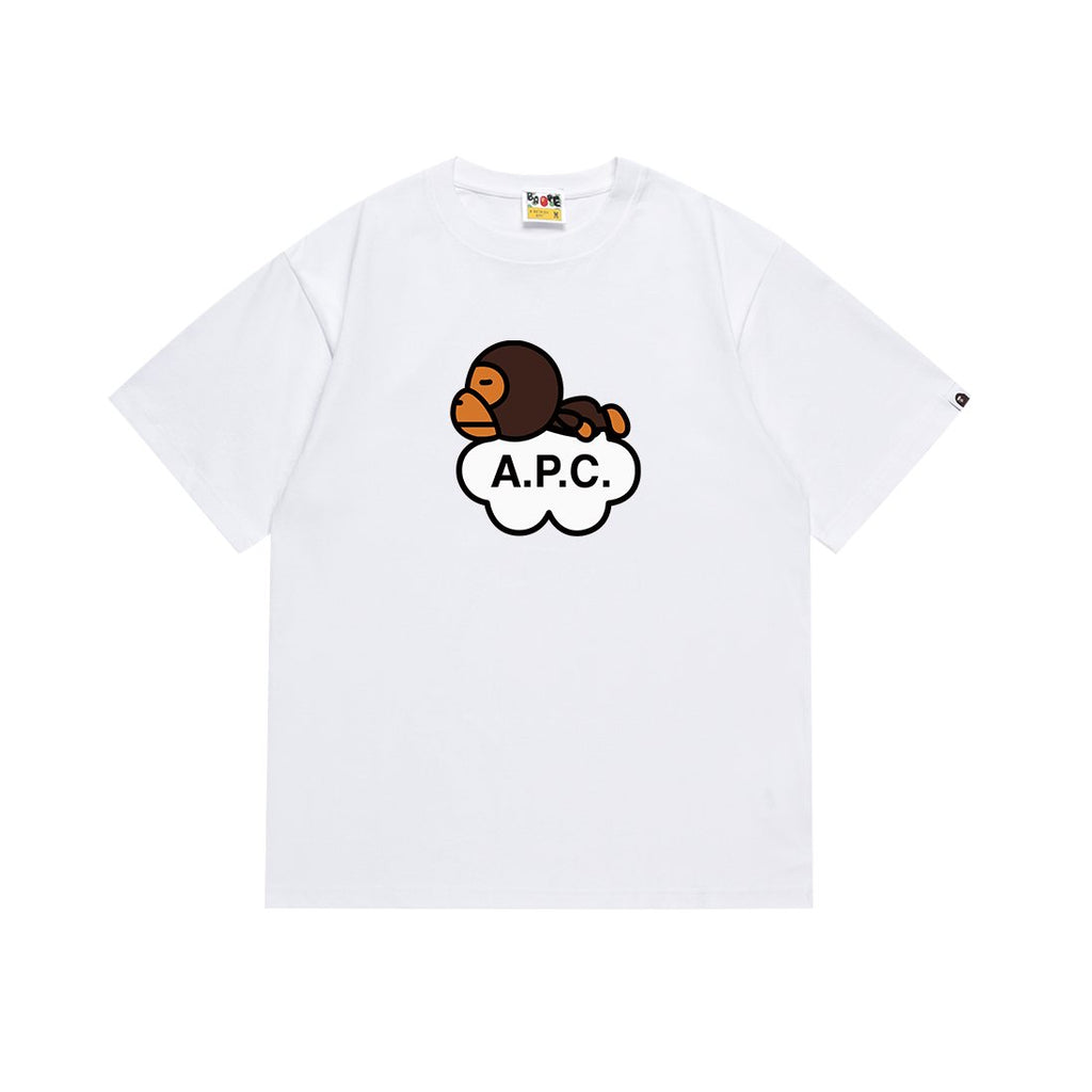 BAPE Ape Cloud Graphic Short-Sleeve T-Shirt
