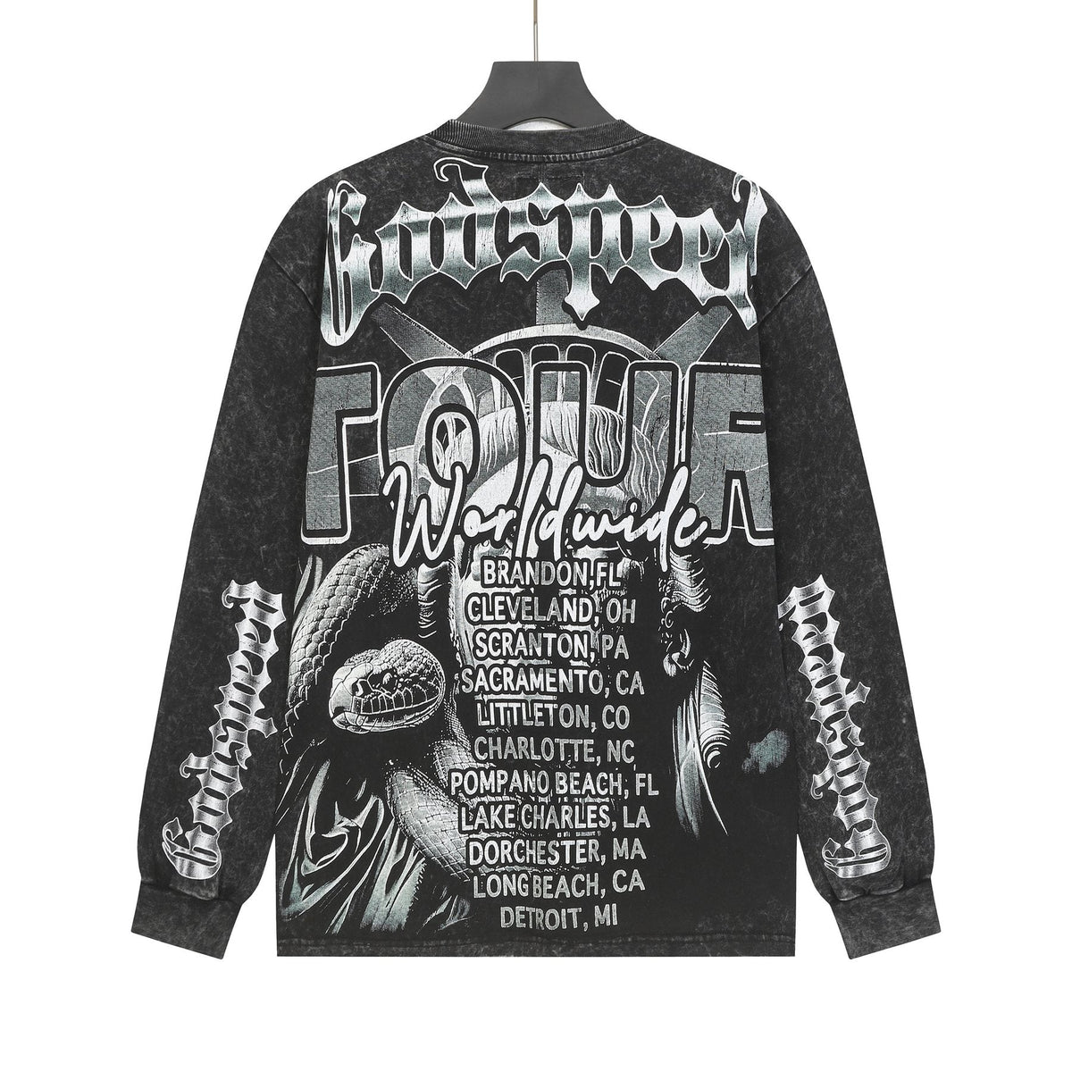Godspeed Worldwide Tour Graphic Long-Sleeve T-Shirt