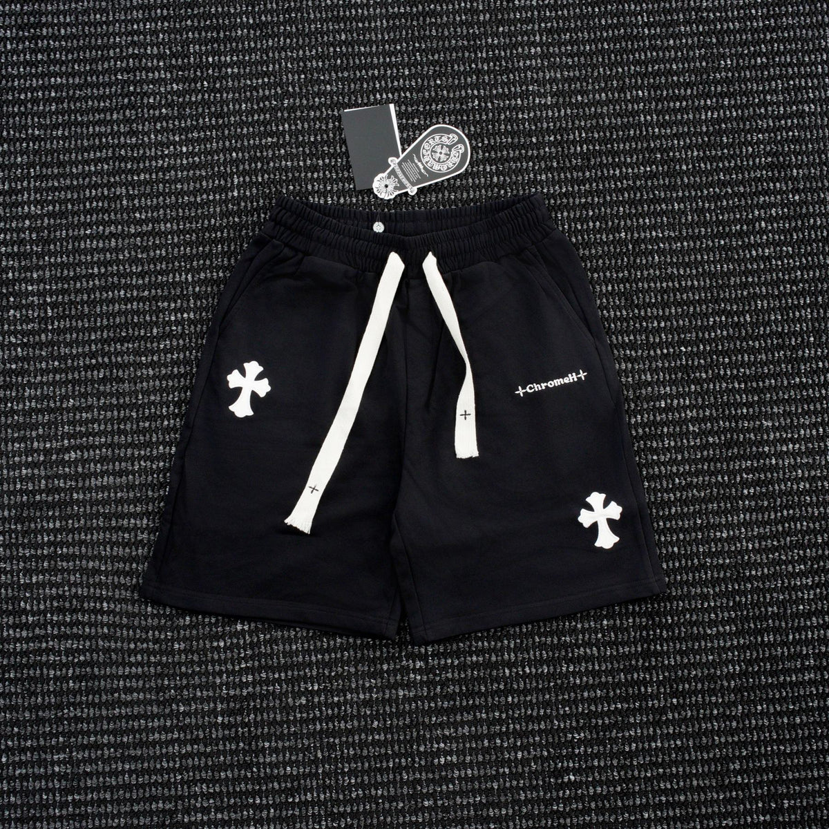 Chrome Hearts Cross Patch Drawstring Shorts