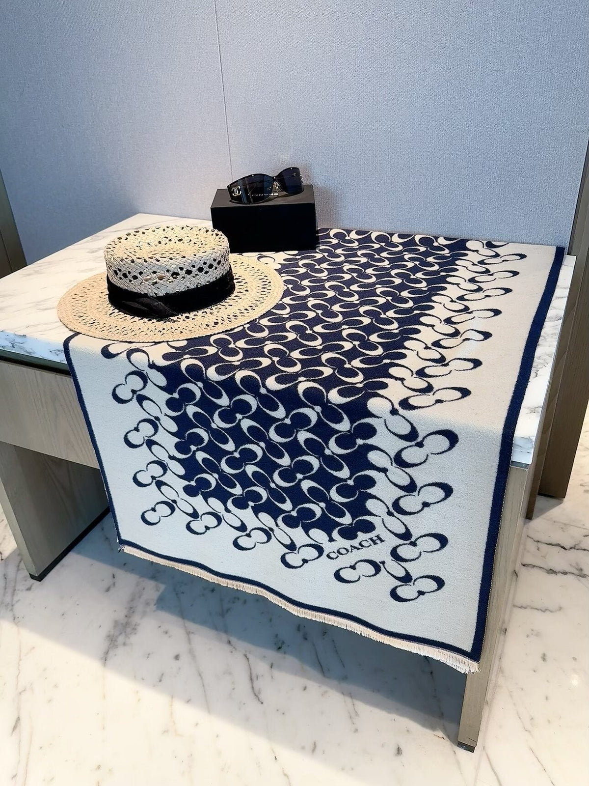 Coach Style Signature C Print Scarf