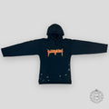 Balenciaga Metal Oversized Hoodie in Black