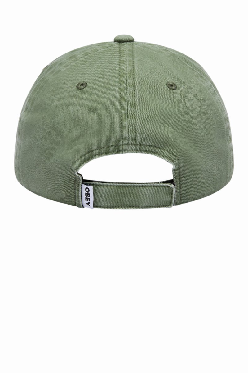 OBEY STATIC 6 PANEL CAP Pigment Olive