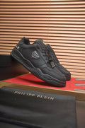 Philipp Plein Paneled Low-Top Sneakers
